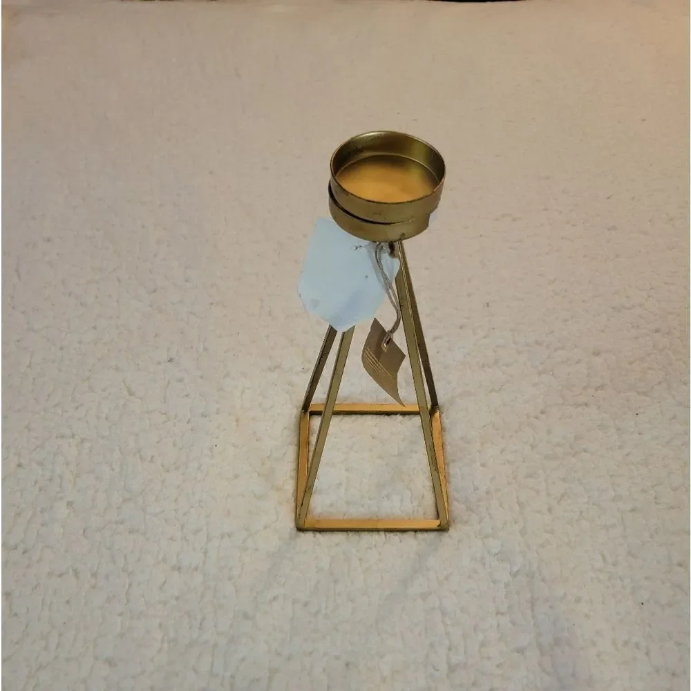 🆕️🕯Gold Geometric Candle Holder